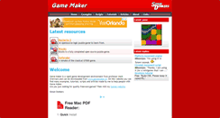 Desktop Screenshot of gamemaker.simondonkers.com