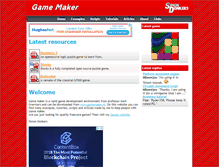 Tablet Screenshot of gamemaker.simondonkers.com